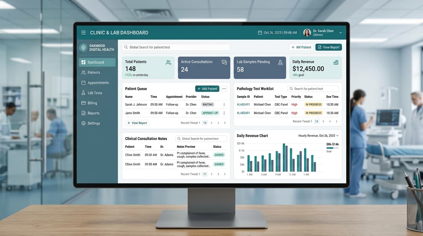 AarogyaCare — Clinic & Diagnostic Centre Management System - Healthcare & Diagnostic ERP